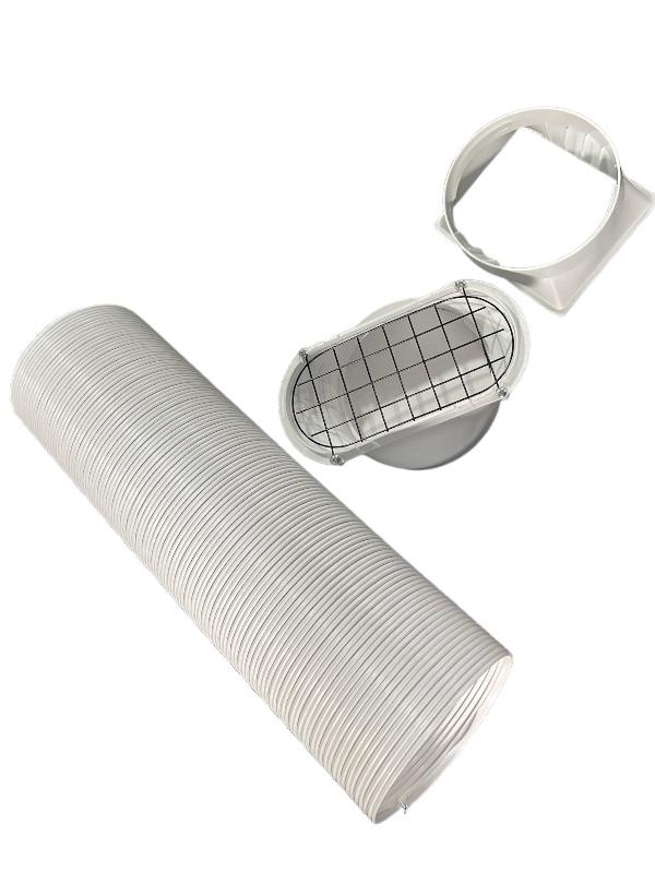 ARÇELİK 09210 P MOBİL KLİMA SICAK HAVA TAHLİYE HORTUMU VE APARATLARI  AĞIZ ÇAPI 15 CM UZUNLUK 135 CM