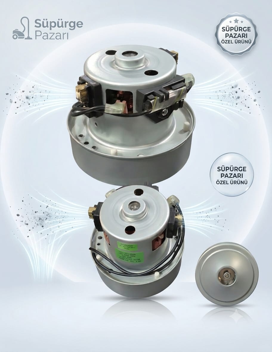 Orjinal Beko VRT 97325 VY Şarjlı Süpürge Toz Boşaltma Motoru