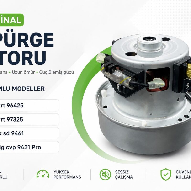 Orjinal Arçelik SD-9461 Imperium Go Şarjlı Süpürge Toz Boşaltma Motoru